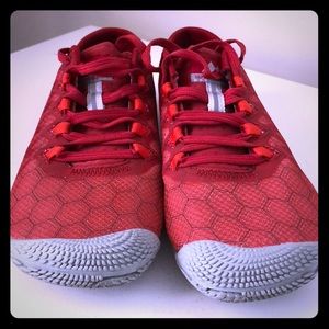 Red Merrell Vapor Glove 3 Shoes